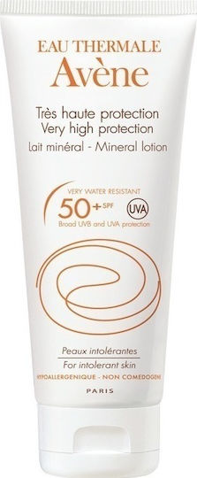 Eau Thermale Avène Mineral Milk Mineral Waterproof Body Sunscreen Cream SPF50 100ml