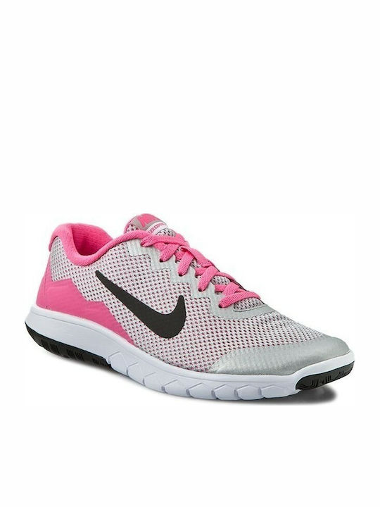 Nike Kids Sports Shoes Running Flex Experience 4 GS Pink