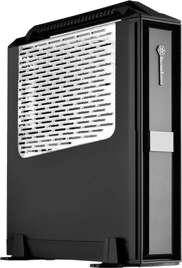 Silverstone ML08 Домашно кино Компютърна кутия Черен