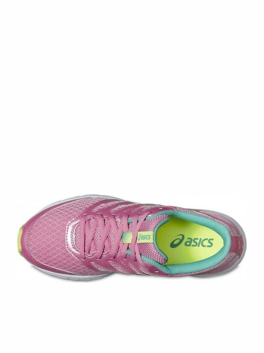 Gel-Zaraca 4 GS Kinder Sportschuhe Laufen mit Schnürsenkeln Rosa