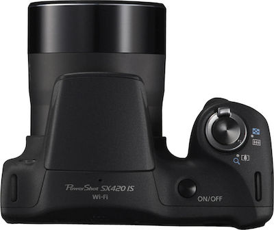 Canon Powershot SX420 IS Compact Φωτογραφική Μηχανή 20MP Οπτικού Ζουμ 42x με Οθόνη 3" και Ανάλυση Video 1280 x 720 pixels Μαύρη