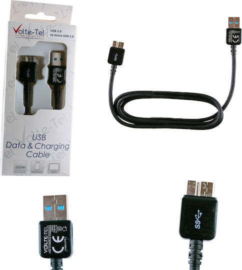 Volte-Tel 1m Regular USB 3.0 to micro USB Cable (8128165)