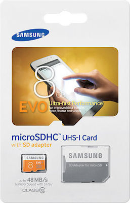 Samsung MB-MP08DA microSDHC 48MB/s