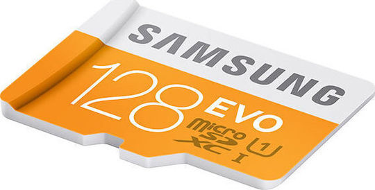 Samsung EVO microSDXC 128GB U1 UHS-I 48MB/s с адаптер