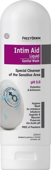 Frezyderm Intim Aid pH 5 Intimate Area Cleansing Liquid with Probiotics & Echinacea 200ml