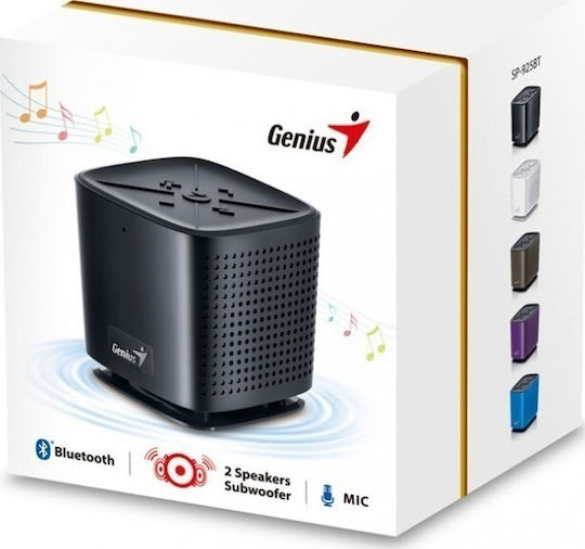 Genius SP-925BT Boxă Bluetooth 10W cu Durată de Baterie până la 3 ore Negru