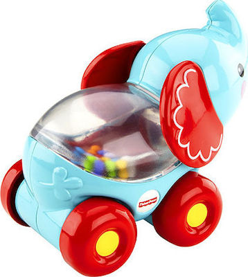 Fisher Price Împingeți de-a lungul Poppity Pop Elephant pentru 6++ Luni