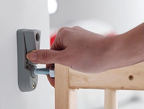 Munchkin Foldable Security Door with Screws, βιδωτό, βιδωτο made of Wood in Beige Color 106εκ. 1pcs