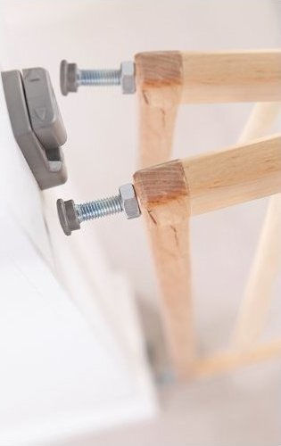 Munchkin Foldable Security Door with Screws, βιδωτό, βιδωτο made of Wood in Beige Color 106εκ. 1pcs