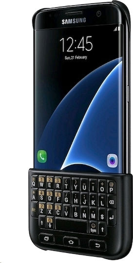 Samsung Back Cover Plastic Black (Galaxy S7 Edge)