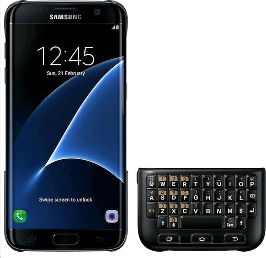 Samsung Back Cover Plastic Black (Galaxy S7 Edge)