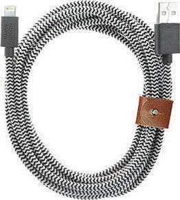 Native Union Împletit USB-A la Cablu Lightning Multicolor 3m (BELT-L-ZEB-3)