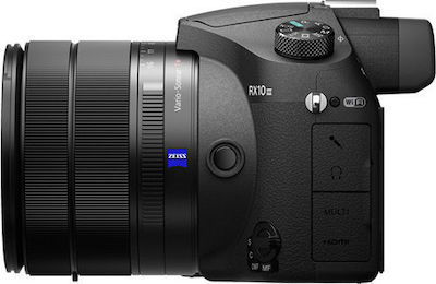 Sony RX10 III Compact Φωτογραφική Μηχανή 20.1MP Οπτικού Ζουμ 25x με Οθόνη 3" και Ανάλυση Video 4K UHD Μαύρη