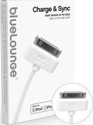 Bluelounge USB to 30-Pin Cable Λευκό 0.2m (EX-30-W)