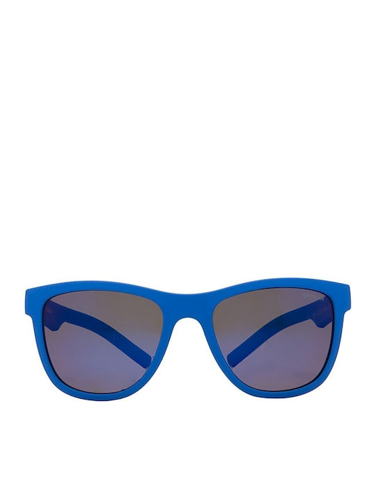 Polaroid Unbreakable Square Kids Sunglasses with Polarized Mirror Blue Lens