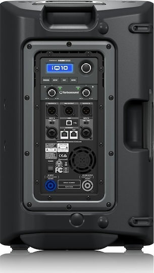 Turbosound iQ10 Active Speaker PA 2500W with Woofer 10" 32.4x31.6x52.6cm.