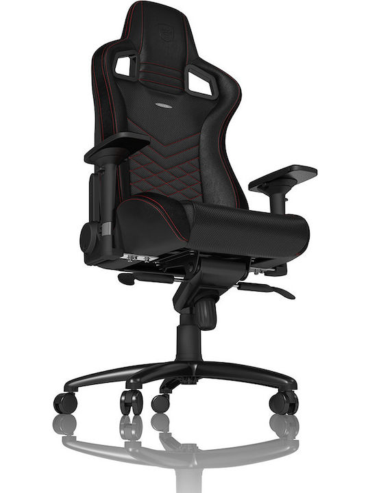 Noblechairs Epic Καρέκλα Gaming Δερματίνης με Ρυθμιζόμενα Μπράτσα Μαύρο/Κόκκινο
