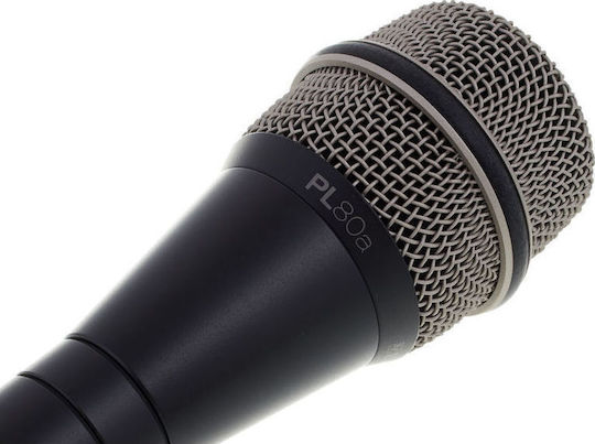 Electro-Voice PL-80a Δυναμικό Микрофон XLR Ръчно изработено за Вокали в Черен Цвят