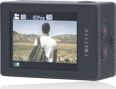 Forever SC-400 Action Camera 4K Ultra HD Υποβρύχια (με Θήκη) με WiFi Μαύρη με Οθόνη 2"