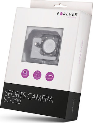 Forever SC-200 Action Camera Full HD (1080p) Υποβρύχια (με Θήκη) Μαύρη