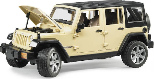 Bruder Jeep Wrangler Unlimited Rubicon Car Yellow Scale 1:24 For 3+ Years