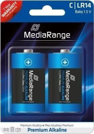 MediaRange Premium Αλκαλικές Μπαταρίες C 1.5V 2τμχ