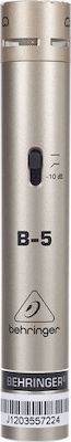 Behringer Condenser XLR Microphone B 5 Shock Mounted/Clip On for Voice In Silver Colour