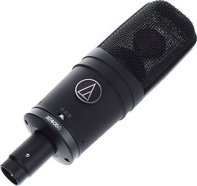 Audio Technica Condenser (Large Diaphragm) XLR Microphone AT 4050SM Shock Mounted/Clip On Mounting Voice