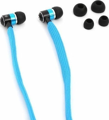 Omega Freestyle Lace In-Ear Freihändig Kopfhörer mit Stecker 3.5mm Blau