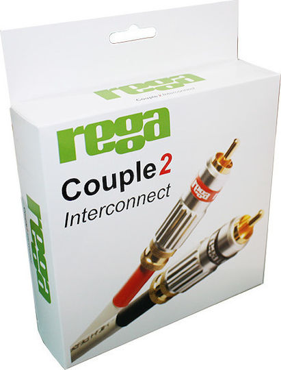 Rega Set 2 Cabluri Interconectare RCA de Sex Masculin - RCA de Sex Masculin 1m