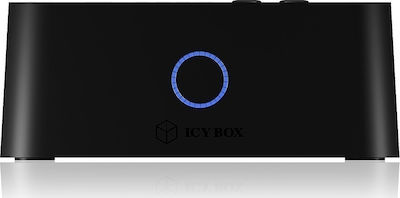 Icy Box Docking Station for 2 Hard Drives SATA 2.5" / 3.5" with Connection USB 3.0 (IB-123CL-U3)