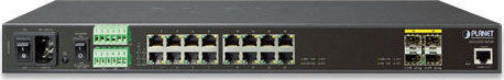 Planet IGS-5225-16T4S Managed L2 Switch with 16 Gigabit (1Gbps) Ethernet Ports and 4 SFP Ports