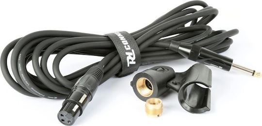 Power Dynamics PDM661 Δυναμικό Микрофон XLR Ръчно изработено за Вокали в Черен Цвят