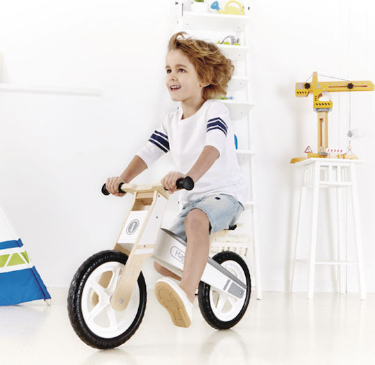 Hape Kids Balance Bike Wonder White