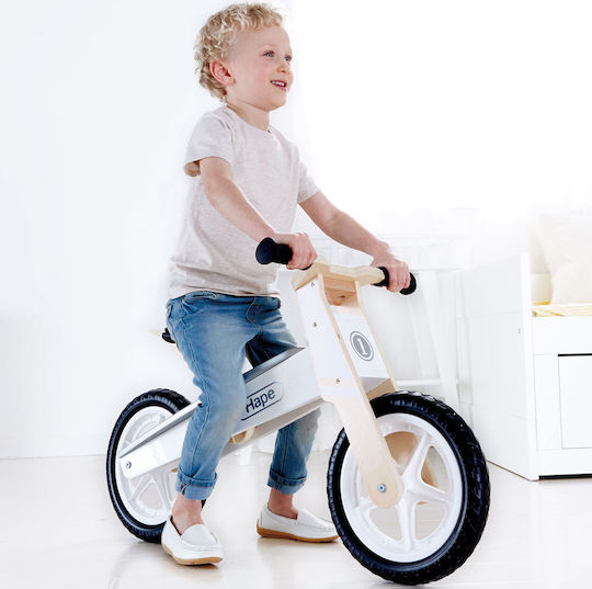 Hape Kids Balance Bike Wonder White