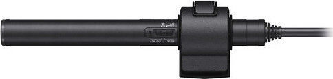 Sony ECM-CG60 Πυκνωτικό Μικρόφωνο 3.5mm Shock Mounted, Clip On για Κάμερα σε Γκρι Χρώμα