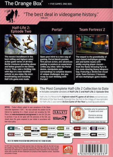 The Orange Box Windows Edition PC Game