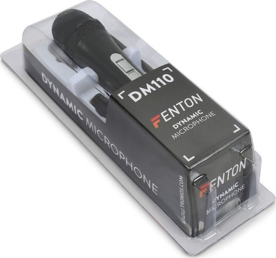 Fenton Μικρόφωνο Karaoke Ενσύρματo DM110 173.466 Μαύρο