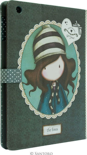 Santoro The Foxes iPad Flip Cover Multicolour (iPad 2)