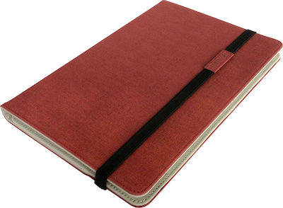 Yenkee Provence Flip Cover Synthetic Leather Red (Universal 9-10.1") YBT 1015CT