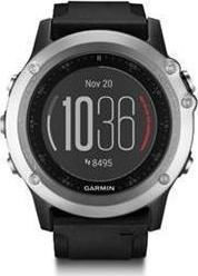 Garmin Fenix 3 HR Stainless Steel 51mm Αδιάβροχο Smartwatch με Παλμογράφο (Μαύρο)