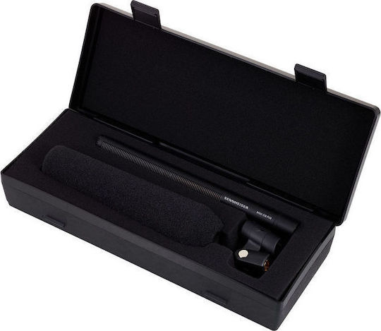 Sennheiser MKH 416-P48U3 Кондензатор (Малка диафрагма) Микрофон XLR Шоково монтиран за Студио в Черен Цвят