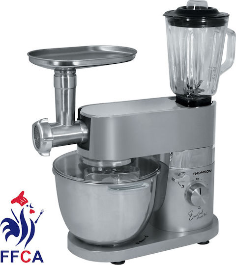 Thomson Crea Chef Master Pro Robot De Bucătărie 1200W Cu Bol Inox 5L Inox