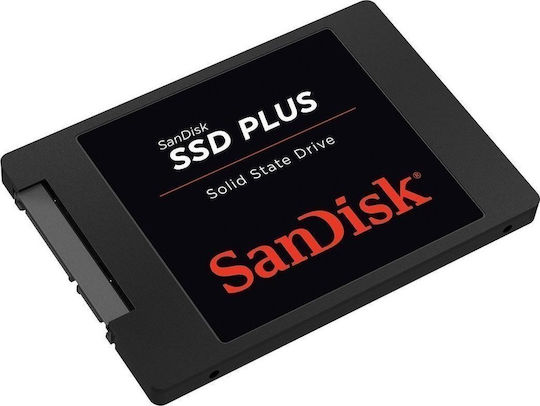 Sandisk SSD Plus 480GB τύπου 2.5'' με σύνδεση SATA III SDSSDA-480G-G26