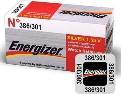 Energizer 386/301 Baterie Oxid de argint pentru ceasuri SR43 1.55V 1buc