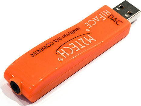 M2Tech hiFace DAC mit USB-Eingang Orange