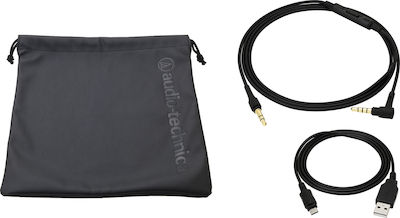 Audio Technica ATH-SR5BT Wireless / Wired On Ear Headphones with 38 hours of Operation Black ATH-SR5BTBK
