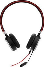 Jabra Evolve 40 MS Duo (USB) On Ear Multimedia Headphone with Microphone USB-A