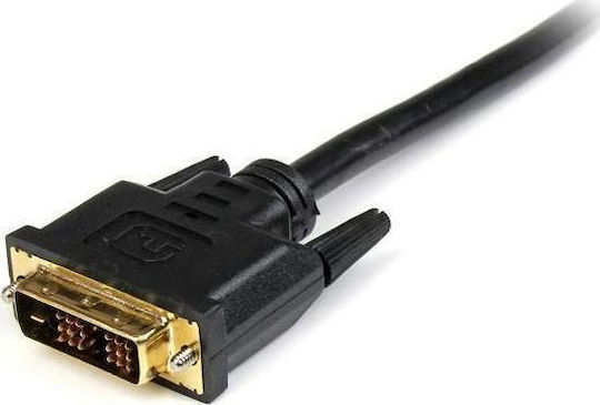 StarTech 0.5m DVI-D male to HDMI male Cable Black (HDDVIMM50CM)