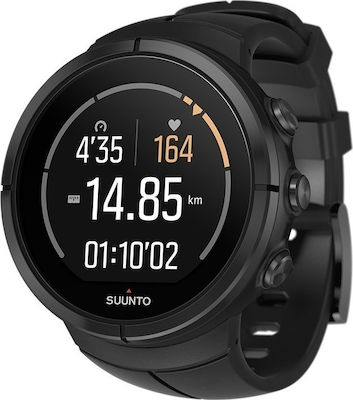 Suunto Spartan Ultra HR 50mm Smartwatch mit Pulsmesser (All Black Titanium)
